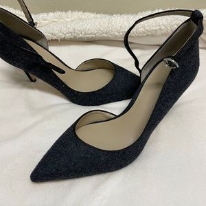 Ann Taylor Grey Flannel Heels